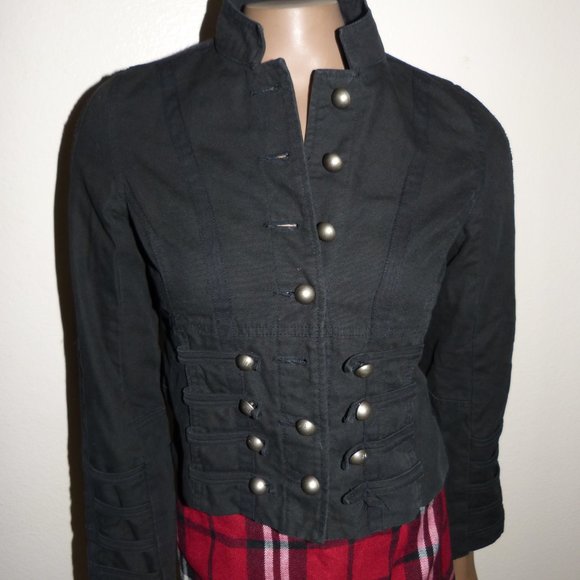 SOLD BY DEEP LOS ANGELES BLACK MILITARY JACKET SZ S - Picture 12 of 16